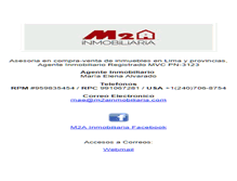 Tablet Screenshot of m2ainmobiliaria.com